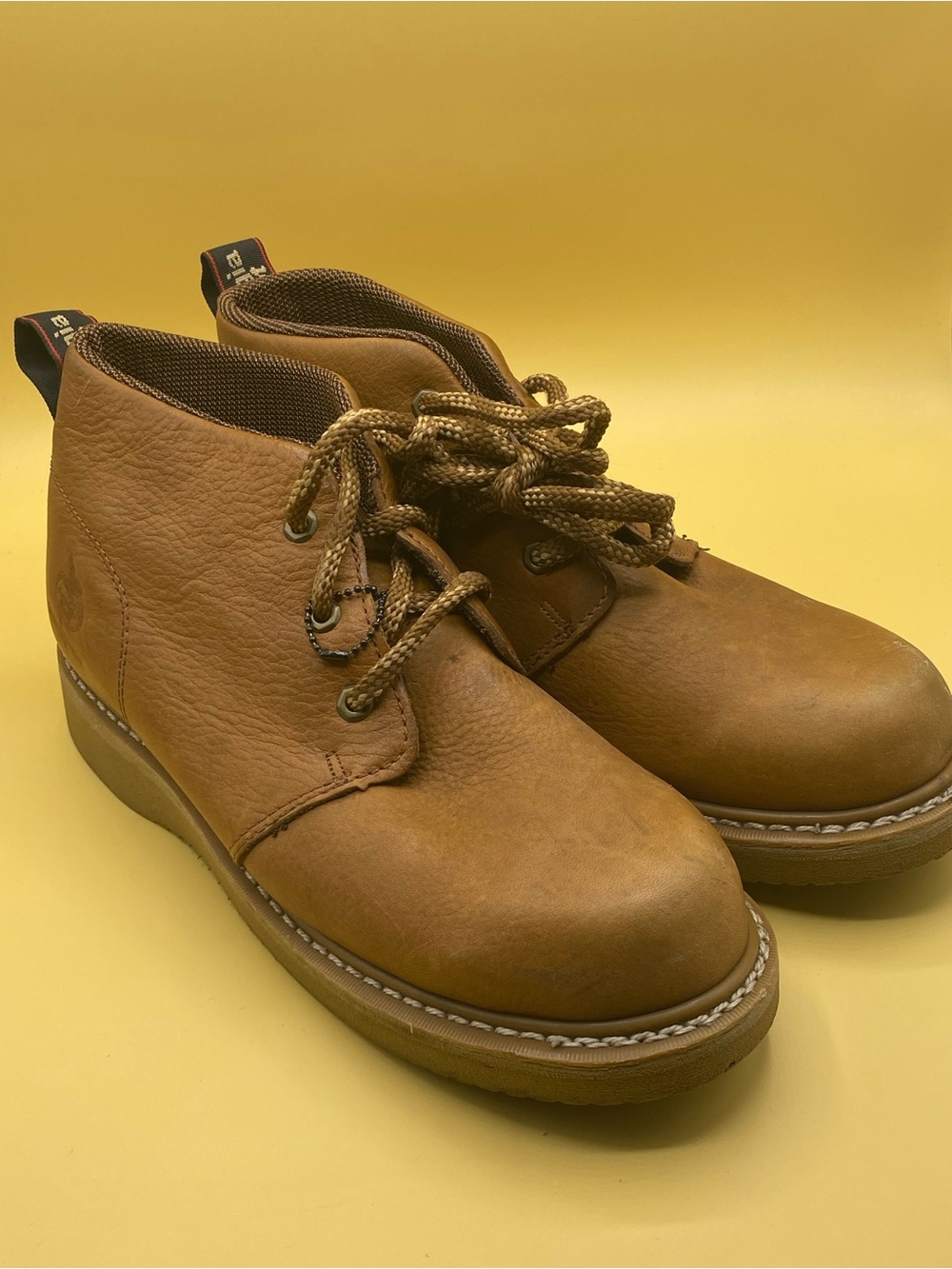 Georgia Boot Tan Wedge Chukka